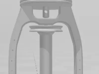 Replacement Part Ashford Standard Flyer with Bobbin 3d printed 3D print model