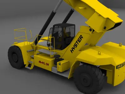HYSTER REACH STACKER Low-poly 3D model
