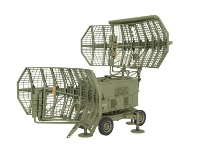 P-37  Radar 3D model