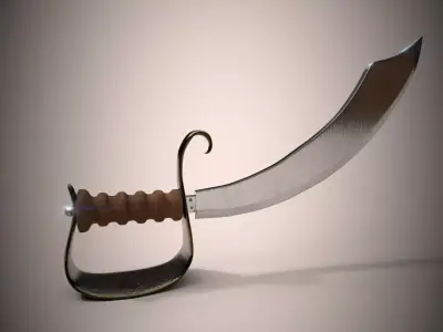 Pirate Sword 3D model