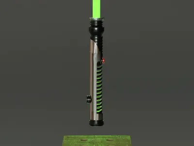 Qui Gon Jinns Lightsaber 3D model
