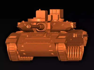 military tank 2 3D print model