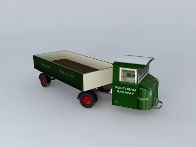 Eco Rail Scammell No 4 Dummy! Old Steam Days Free 3D model