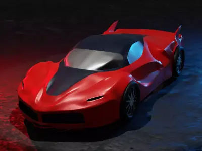 3d car Free 3D model