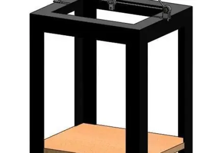 Pin Jointed Framework 3D model