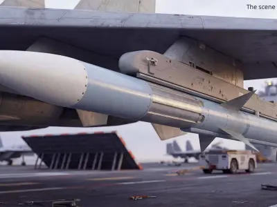 Active Radar Air Missile 3D model