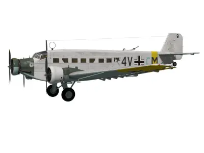 Junkers Ju52 3D model buy