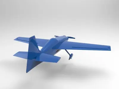 3D STL model of a plane 3D model