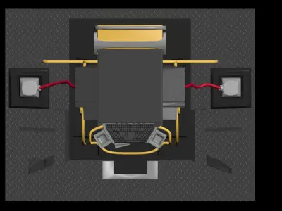 Industrial Computer 3D model