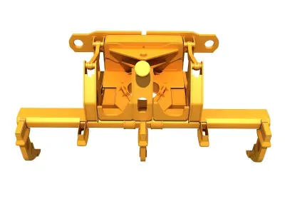 Excavator Fork Bucket 3D model
