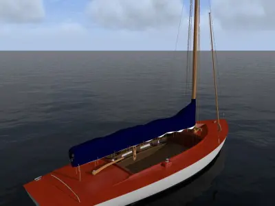 sailboat 2  BM 3D model