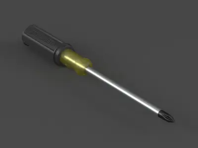 Screwdriver 3D model 11