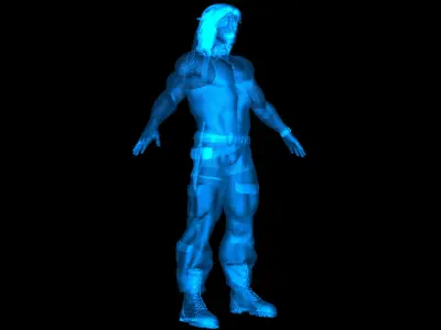 John Rambo - Sylvester Stallone 3D model