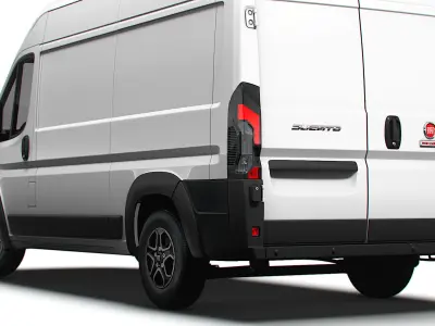 Fiat Ducato Van L2H2 2024 3D model