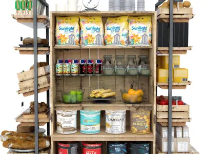 Market Place 4 3D model