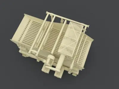mining screen 3D model