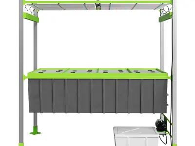 MODULAR AEROPONIC PLATFORM 3D model