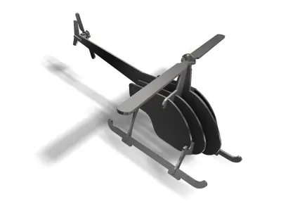 Helicopter 3D model 20