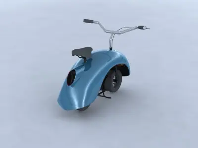 VW Mini Motorcycle 3D model