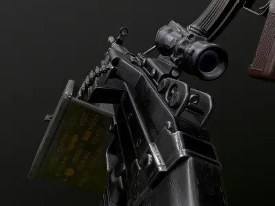 Weapons Pack m249 AK47