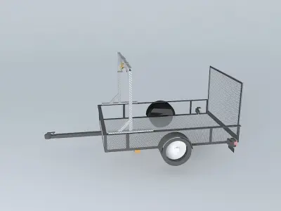 Trailer Lift Assembly Free 3D model