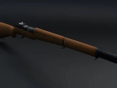 M1 Garand  Low-poly 3D model