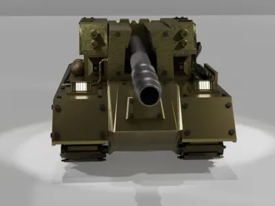 Battle Tank   Free 3D model