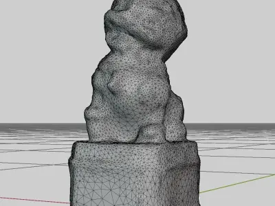 Chinese Statue Free 3D model