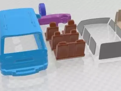 Mahindra Scorpio 2014 Printable Car  3D print model