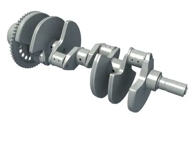 crankshaft 3D model from CGTrader