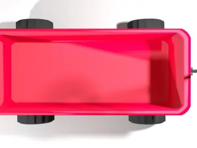 Wagon - Garden 3D model