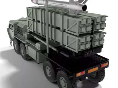 MIM 104 Patriot Air Defense Missile System Bundle Collection 3D model