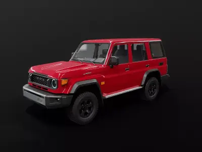 Toyota Land Cruiser J70 2026 3D model