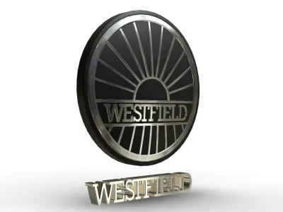 westfield logo 3D model
