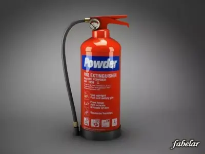 Fire extinguisher 3D model 22