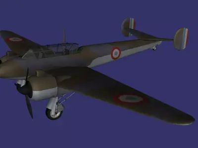 Potez 630 Free 3D model