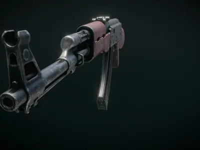 High Quailty AK-47 3D model