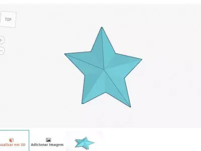Simple Star made on my free time Free 3D print model