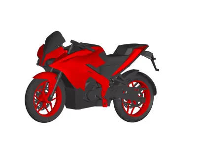 Bajaj Pulsar RS200 Bike 3D model
