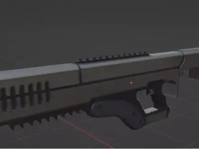 Sci fi guns Free low-poly 3D model