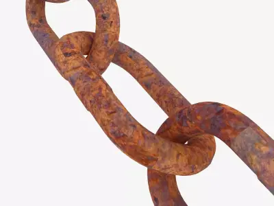Old Chain Low-poly 3D model purchase