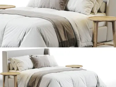 Chloe Bed 3D model purchase