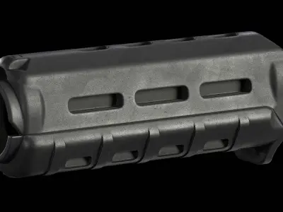 Magpul MOE M-Lok Handguard Low-poly 3D model