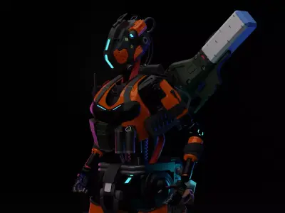 Robot 3D Model Free 3D model