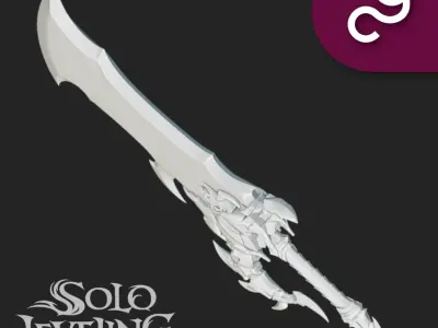 DemonKing-Dagger - Solo Leveling 3D print model