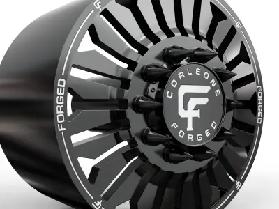 corleone front rizzuto dually wheel  3D print model