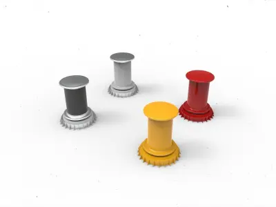 capstan ship 3D model