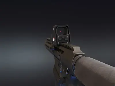 Dracarys Gen-12 Shotgun Low-poly 3D model