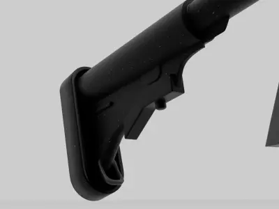 Pump Shotgun 3D model