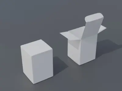 Packaging product box01 3D model